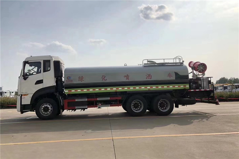 東風(fēng)天龍后八輪20噸噴霧車，國六綠化噴灑車